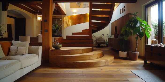 Les avantages d'avoir un escalier en bois tendance chez soi